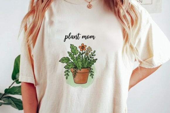 Download Plant Mom Potted Flowers Watercolor Png - Potted flowers watercolor Collection