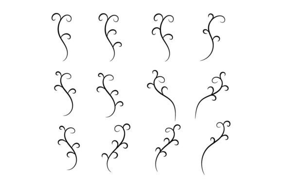 Download Line Art Floral Design Elements - Floral design Collection